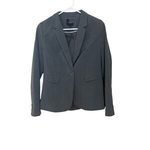 The Limited Collection Womens Size 6 Gray One-Button Blazer Career Jacket